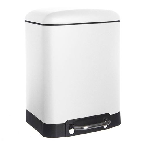 Poubelle Silence 6L Blanc