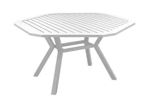 Table A Manger Ayma 150 En Aluminium Blanc