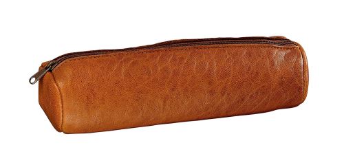 Elba 400079965 Trousse forme rond en cuir 22 x diamètre 7 cm Crispe