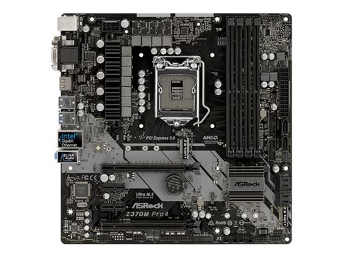 Asrock 90-MXB660-A0UAYZ Carte mère Intel Z370 Mainboard sockel 1151