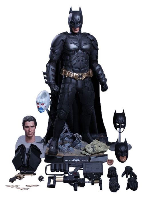 Figurine Hot Toys QS001 - DC Comics - The Dark Knight Rises - Batman Deluxe Version