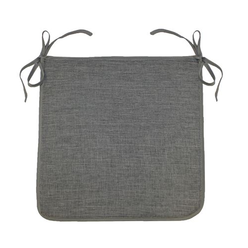 Galette 40 x 40 x 3.5 cm chambray uni newton Anthracite