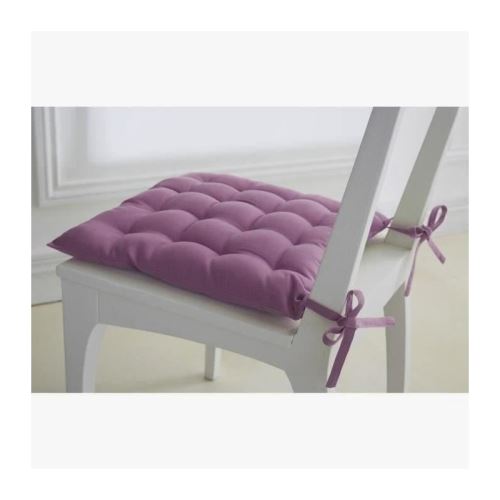 TODAY Assise matelassée 40x40cm 100% coton 16 points Figue