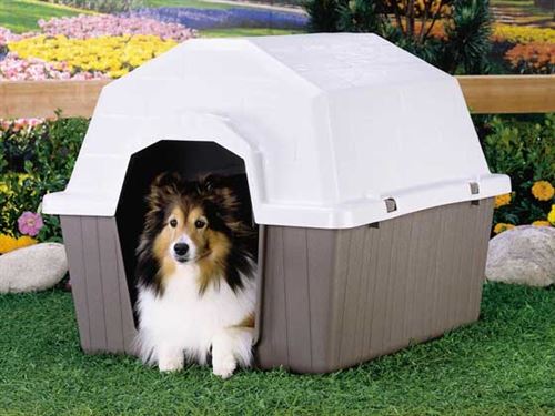 Barnhome - Niche plastique Petmate pour chien et chat