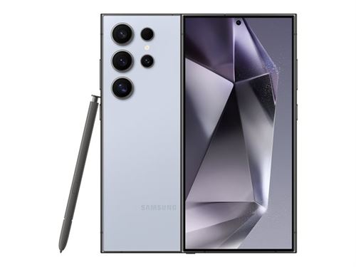 Samsung Galaxy S24 Ultra - Online Exclusive - 5G smartphone - double SIM - RAM 12 Go / Mémoire interne 1 To - écran OEL - 6.8 - 3120 x 1440 pixels (120 Hz) - 4x caméras arrière 200 MP, 50 MP, 12 MP, 10 MP - front camera 12 MP - bleu titane