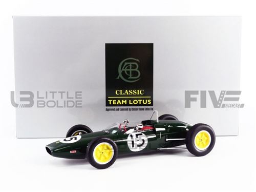 Voiture Miniature de Collection TECNOMODEL MYTHOS 1-18 - LOTUS 21 Climax - Winner GP USA 1961 - Green - TM18182A