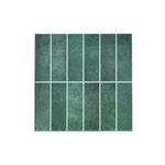 Lot de 4 Crédences Adhésives "Rectangle" 30cm Vert
