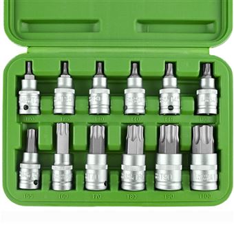 12 torx t20, t25, t30, t40, t45, t50, t55, t60, t70, t80, t90, t100 - Jbm 12 torx t20, t25, t30, t40, t45, t50, t55, t60, t70, t80, t90, t100 - Jbm