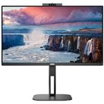 AOC Value-line 24V5CW/BK - V5 series - écran LED - 24" (23.8" visualisable) - 1920 x 1080 Full HD (1080p) @ 75 Hz - IPS - 300 cd/m² - 1000:1 - 4 ms - HDMI, DisplayPort, USB-C - haut-parleurs - noir