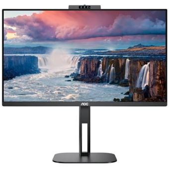 AOC Value-line 24V5CW/BK - V5 series - écran LED - 24" (23.8" visualisable) - 1920 x 1080 Full HD (1080p) @ 75 Hz - IPS - 300 cd/m² - 1000:1 - 4 ms - HDMI, DisplayPort, USB-C - haut-parleurs - noir