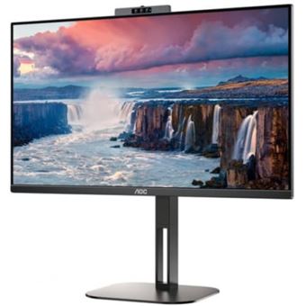 AOC Value-line 24V5CW/BK - V5 series - écran LED - 24" (23.8" visualisable) - 1920 x 1080 Full HD (1080p) @ 75 Hz - IPS - 300 cd/m² - 1000:1 - 4 ms - HDMI, DisplayPort, USB-C - haut-parleurs - noir