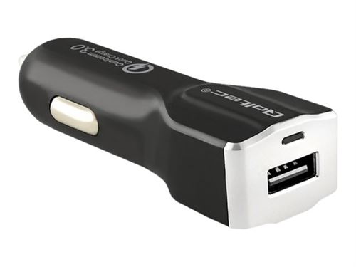 Qoltec - Adaptateur d'alimentation pour voiture - QC 3.0 (USB)
