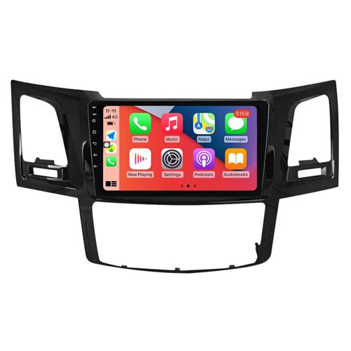 Autoradio Multimédia RoverOne CarPlay Android Auto GPS pour Toyota Fortuner Hilux MT 2007 - 2015