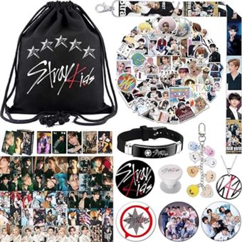 Tulufanskrr Stray Kids SK Merch Kpop Ensemble cadeau pour fans Kpop Merchandise pour Stay, SKZ DOIT New Ablum Sac à dos, carte photo, porte-clés, autocollant, support pour téléphone portable