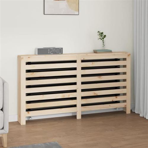 Cache-radiateur 153x19x84 cm Bois massif de pin vidaXL