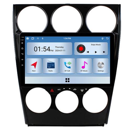 Autoradio RoverOne® Bluetooth CarPlay 2 Din 6Go RAM 128Go ROM pour Mazda 6 2002-2008
