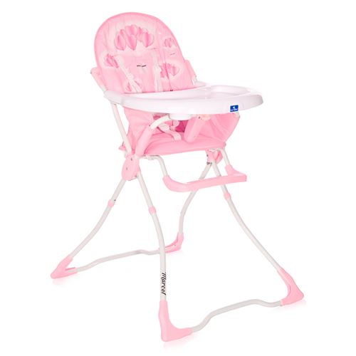 Chaise Haute pour bébé MARCEL 10100322111 Lorelli rose