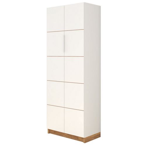 Armoire 2 Portes Blanche Haut. 180 cm