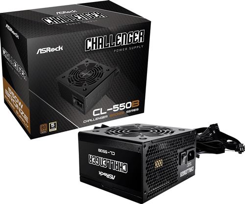 Non Communiqué Bronze/Noir Asrock Alimentation Atx Challenger - 550W (Noir)
