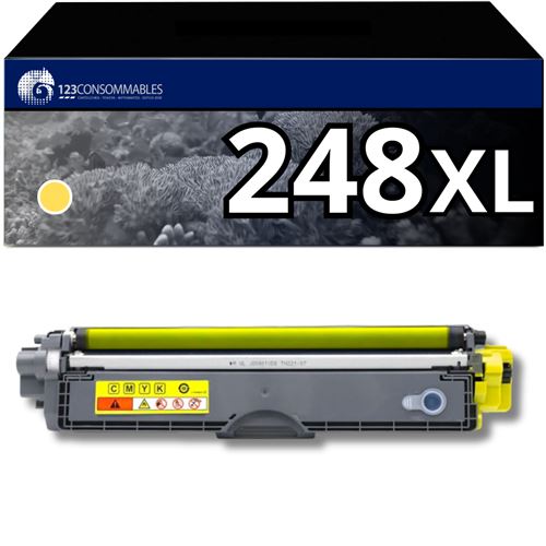 TN248XL TN248 MFC-L3760CDW Toner 5-Pack Compatible con Brother MFC-L3740CDW TN-248 TN-248XL DCP-L3560CDW DCP-L3520CDW DCP-L3520CDWE MFC-L3740CDWE MFC-L8390CDW HL-L3390CDW HL-L3390CDW HL-L33390CDW