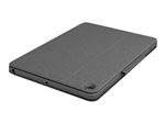 Logitech Combo Touch - Clavier et étui - avec trackpad - rétroéclairé - Apple Smart connector - QWERTZ - Suisse - gris oxford - pour Apple 10.9-inch iPad (10ème génération)