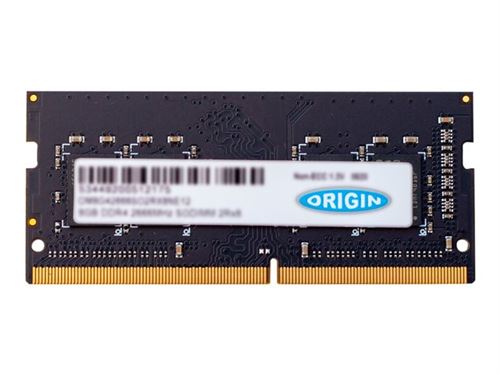 Origin Storage - DDR4 - module - 8 Go - SO DIMM 260 broches - 2400 MHz / PC4-19200 - 1.2 V - mémoire sans tampon - non ECC