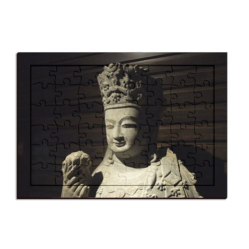 Puzzle en bois 48 Pièces Fabulous - Petit Bouddha Assit Rieur