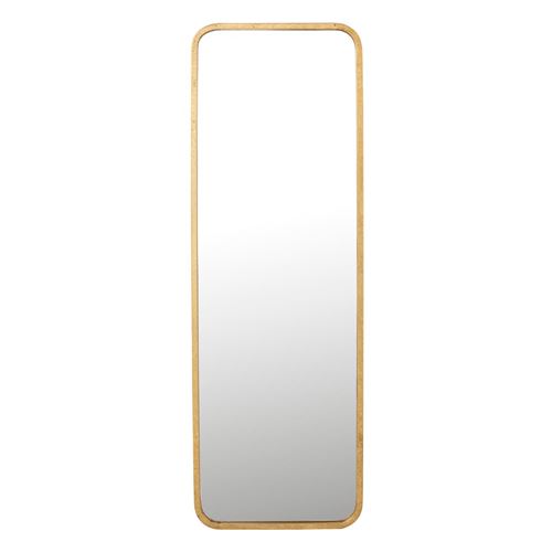 Non Communiqué Miroir Mural En Métal Design "Mona" 119Cm Or