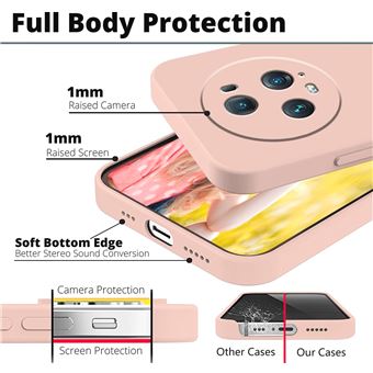 Coque Silicone Rose Pour Honor Magic 5 Pro - Marque Little Boutik - Neuf Sous Film
