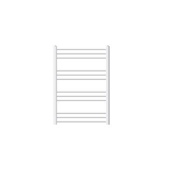Radiateur Sèche-serviettes ECD Germany 750x1800mm Blanc - Raccord Latéral, Non électrique, Pour Salle De Bain