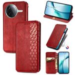 Coque Portefeuille Magnétique Pour Xiaomi Poco F7 5G - Cuir PU, 3 Emplacements Cartes, Fonction Stand - Marron