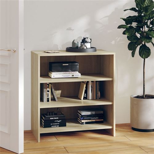 vidaXL Dressoir 70x40,5x75 cm spaanplaat sonoma eikenkleurig