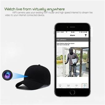 Caméra Espion HD Wi-Fi P2P – Ultra Mini 1,8 Cm, Grand Angle 90°, Enregistrement Audio/vidéo, Carte SD