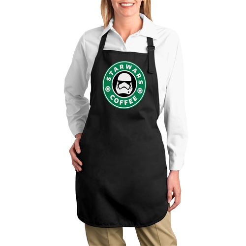 Fabulous Tablier Cuisine Premium Noir Star Wars Coffee - Starbucks