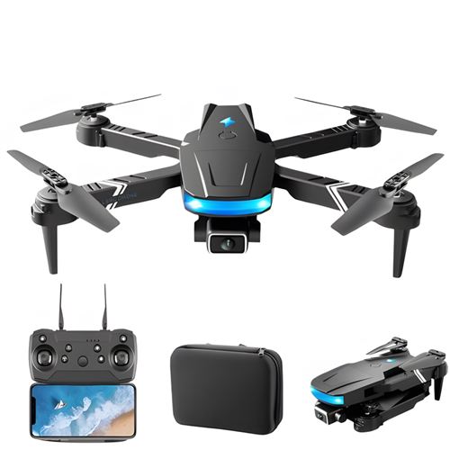 Drone SZSMART Noir RC 3 Batteries Autonomie 10 min