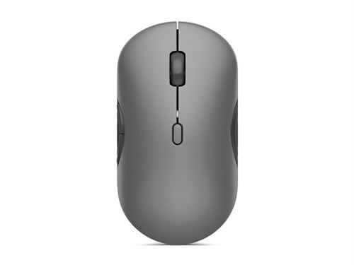  Lenovo 700 - Souris - multi-dispositifs - droitiers et gauchers - optique - 6 boutons - sans fil - Bluetooth 5.3, 2.4 GHz - r&eacute;cepteur sans fil USB - gris luna - bo&icirc;tier marron 