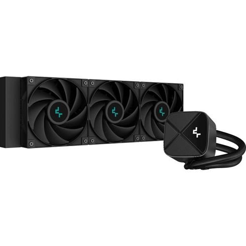 Deepcool - Ls720S Zero Dark - Watercooling Aio Cpu - 3X120Mm - Noir