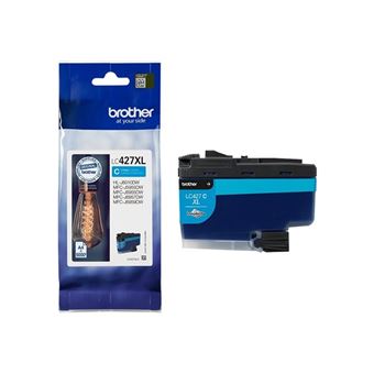 Brother LC427XLC - Haute capacité - cyan - original - cartouche d'encre - pour Brother HL-J6010DW, MFC-J5955DW, MFC-J6955DW, MFC-J6957DW