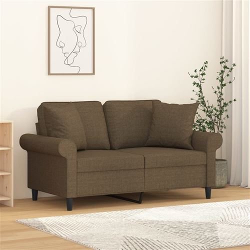 Vidaxl Marron Coussins Décoratifs Polyester - Image 3