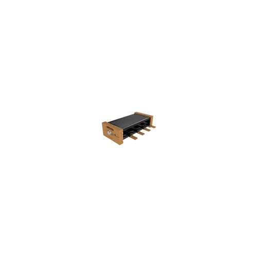 Non Communiqué Noir Cecotec Cheese & Grill 8200 - Raclette/Grill - 1.2 Kwatt - /Bois
