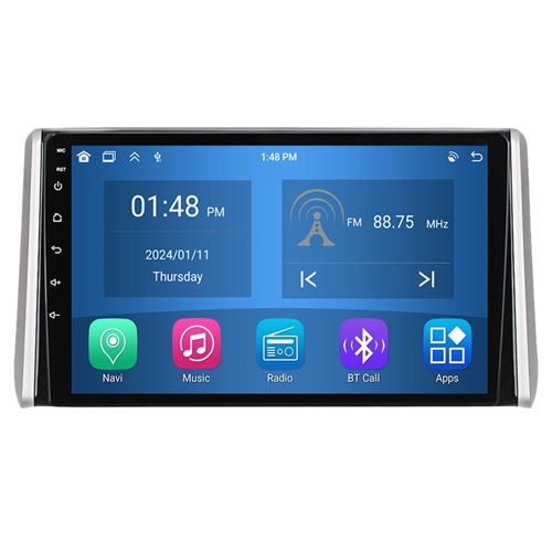 Autoradio RoverOne® Bluetooth CarPlay Android Auto Navigation 4Go RAM 64Go ROM pour Toyota RAV4 5 XA50 2018-2023