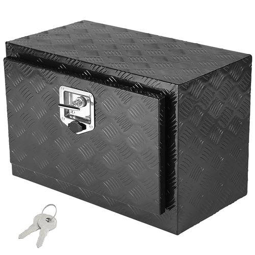 Non Communiqué Vevor Boîte À Outils Pour Camion Caisse Stockage En Aluminium Avec Serrure 61×35,5×40,5Cm