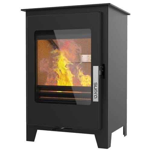 Supra Po&ecirc;le &agrave; Bois Oscar 4,8KW Acier/Fonte - &eacute;tanche - eco Design