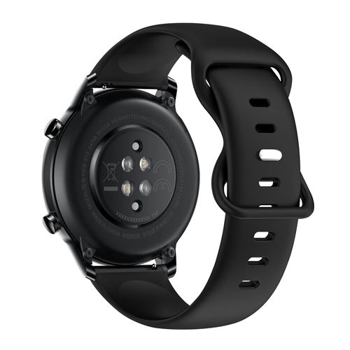 Avizar Noir Bracelet Pour Honor Magic Watch 2 42Mm Silicone Souple - Image 3