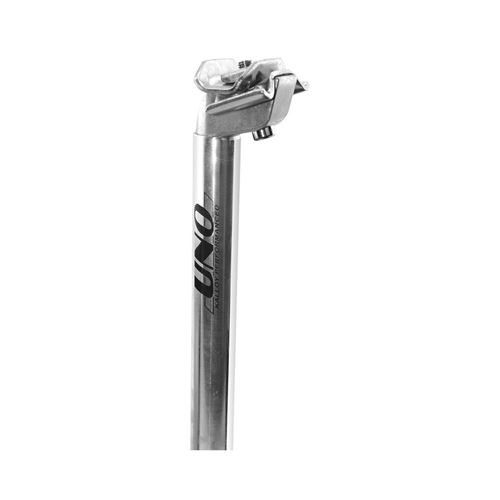 Tige de selle de vélo UNO L : 300 mm Ø25 Argent