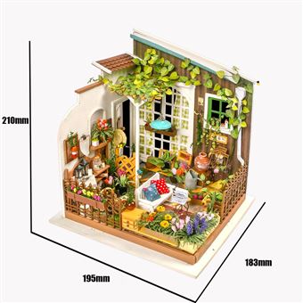 Maison de fleurs de Miller Maison miniature de bricolage Robotime DG108