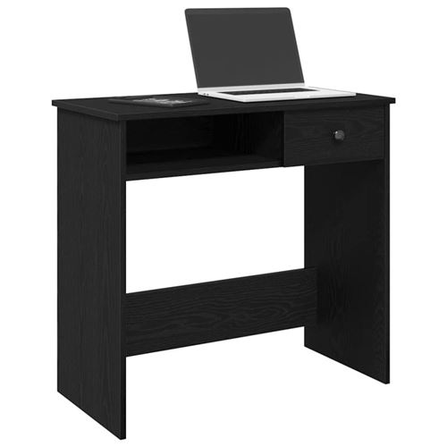 Vidaxl Noir Bureau 80X40x75 Cm Aggloméré - Image 3