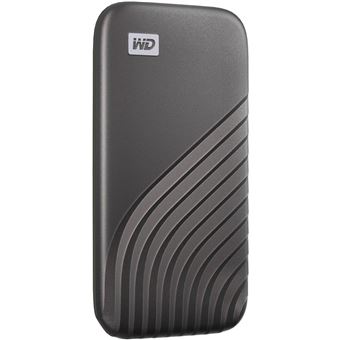 WD My Passport SSD WDBAGF0040BGY - SSD - chiffré - 4 To - externe (portable) - USB 3.2 Gen 2 (USB-C connecteur) - AES 256 bits - gris - 1