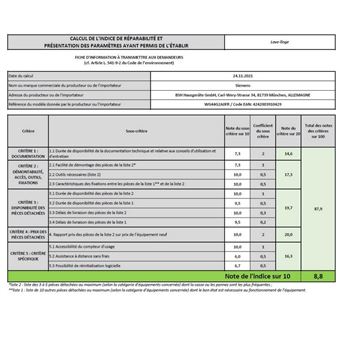 Siemens iQ500 WG44G2A0FR - Machine à laver - hauteur : 85 cm - chargement frontal - 63 litres - 9 kg - 1400 tours/min - blanc