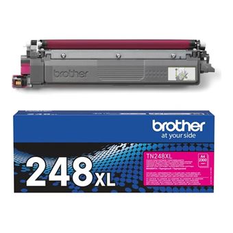 Brother TN248XLM - À rendement élevé - magenta - original - boîte - cartouche de toner - pour Brother DCP-L3520, DCP-L3560, HL-L3220, HL-L3240, HL-L8240, MFC-L3760, MFC-L8390